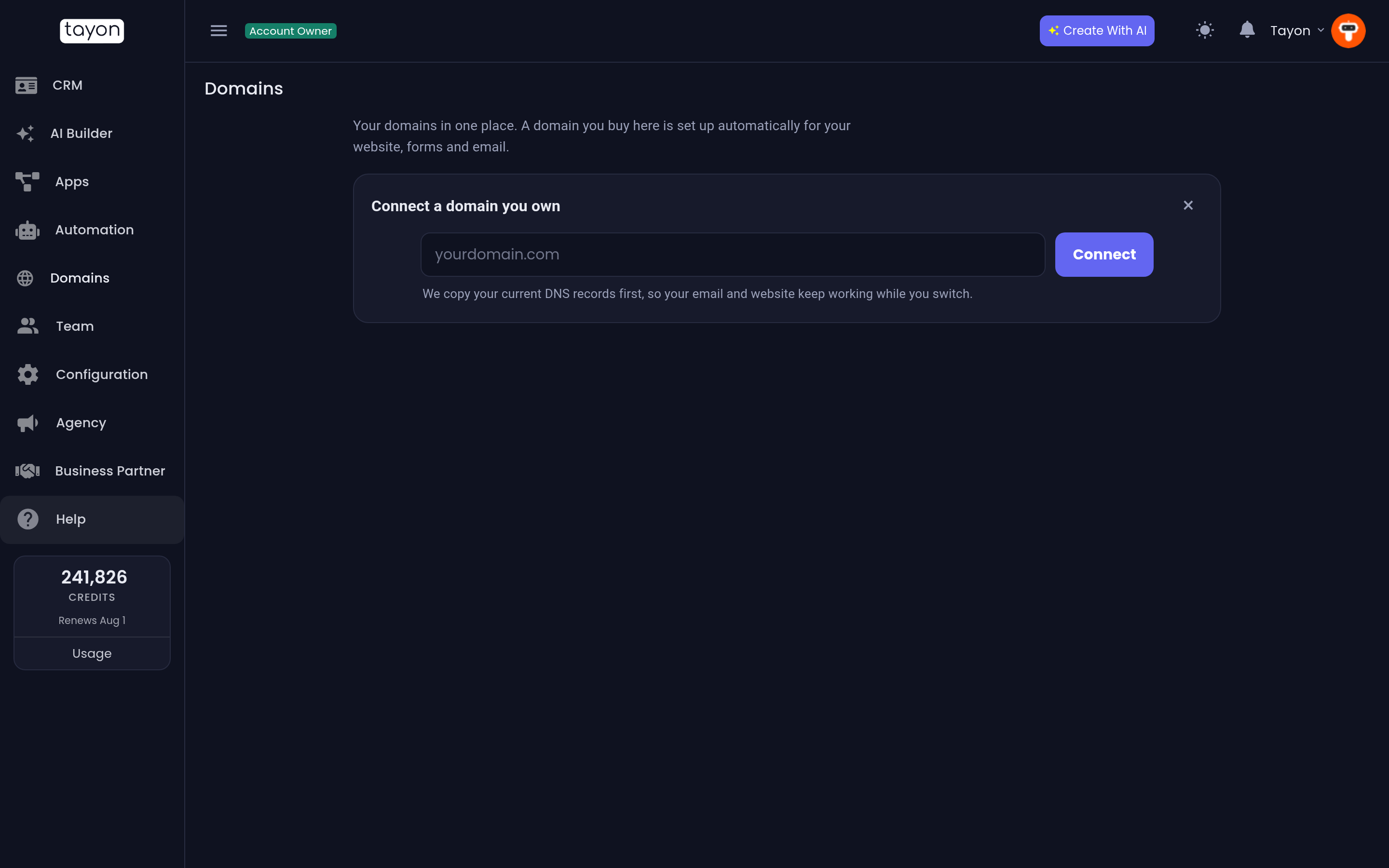Conectando un dominio que ya tienes